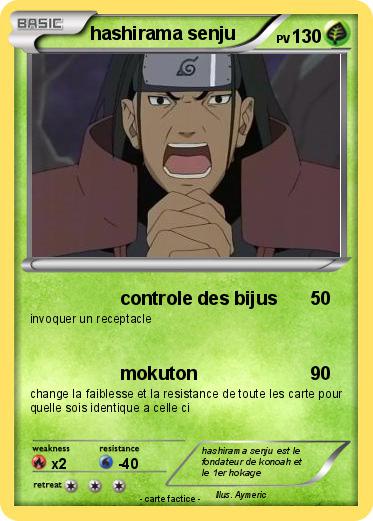 Pokemon hashirama senju