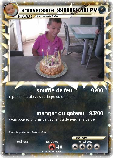 Pokemon anniversaire  9999999