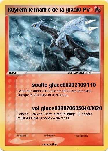 Pokemon kuyrem le maitre de la glace