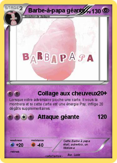 Pokemon Barbe-à-papa géante