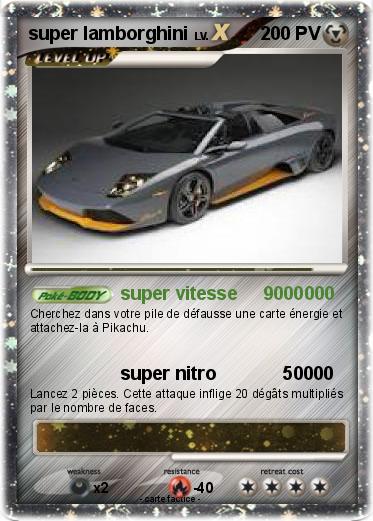 Pokemon super lamborghini