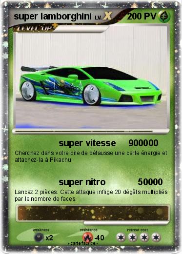 Pokemon super lamborghini