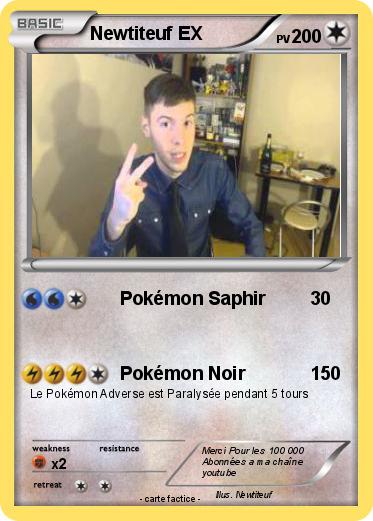 Pokemon Newtiteuf EX