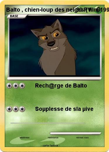 Pokemon Balto , chien-loup des neiges ( film 1996 )