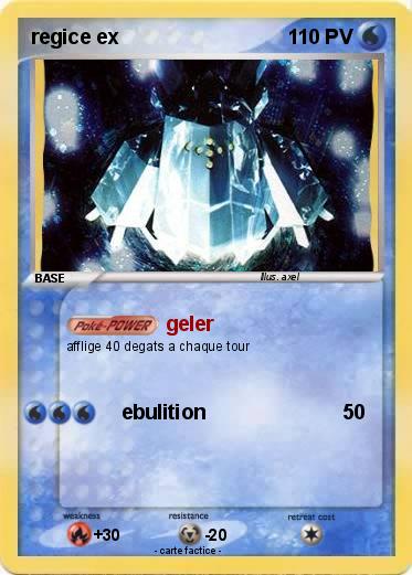 Pokemon regice ex