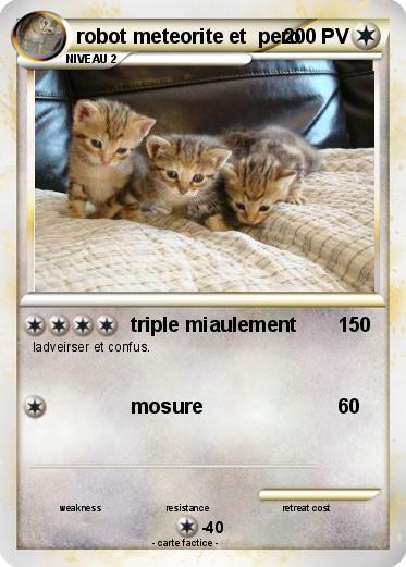 Pokemon robot meteorite et  pero