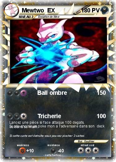 Pokemon Mewtwo  EX