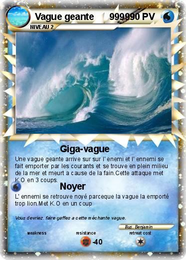 Pokemon Vague geante      99999