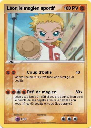 Pokemon Léon,le magien sportif