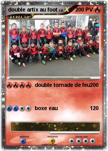 Pokemon double artix au foot