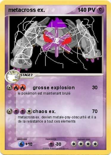 Pokemon metacross ex.
