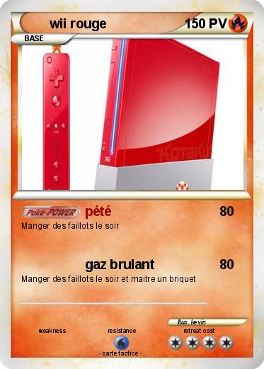 Pokemon wii rouge