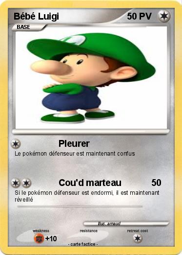 Pokemon Bébé Luigi