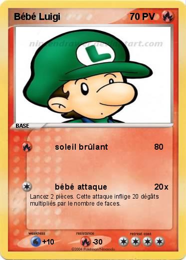 Pokemon Bébé Luigi