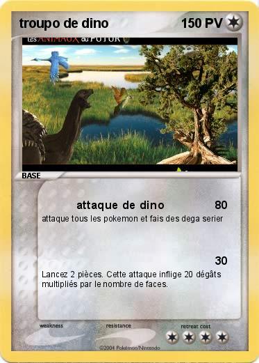 Pokemon troupo de dino