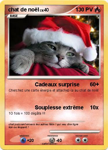 Pokemon chat de noël