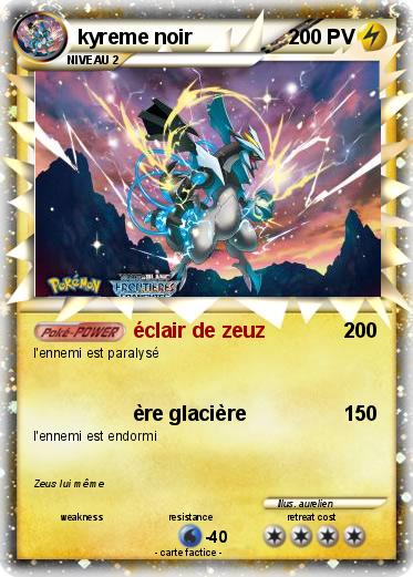 Pokemon kyreme noir