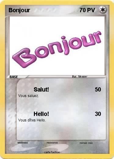 Pokemon Bonjour