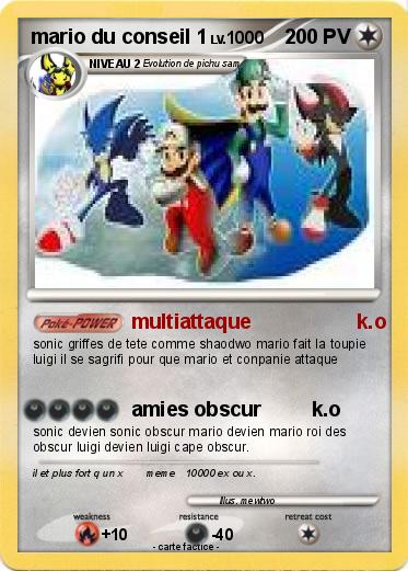 Pokemon mario du conseil 1