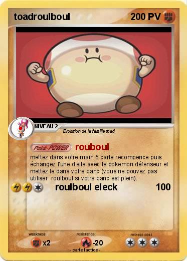 Pokemon toadroulboul