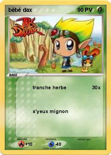 Pokemon bébé dax
