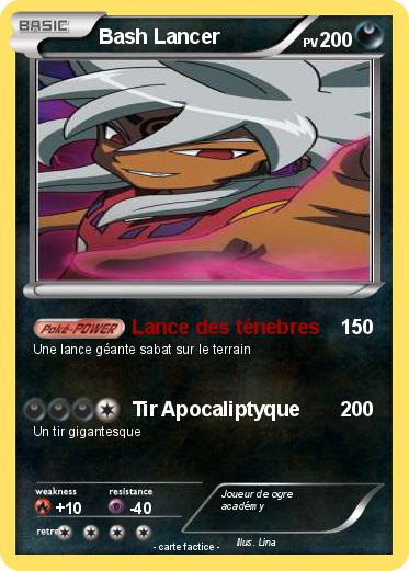 Pokemon Bash Lancer