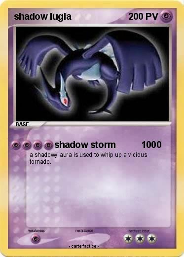 Pokemon shadow lugia