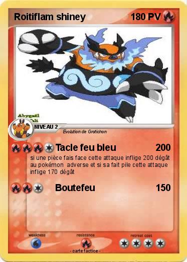 Pokemon Roitiflam shiney