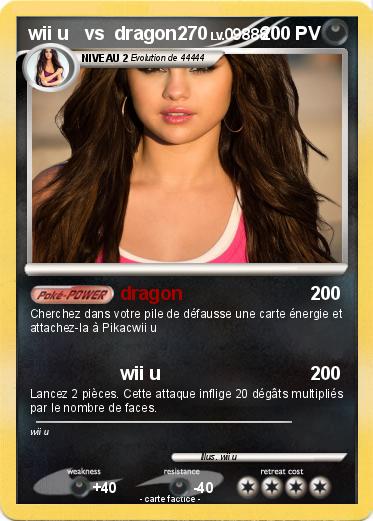 Pokemon wii u   vs  dragon270