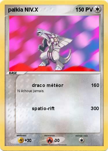 Pokemon palkia NIV.X