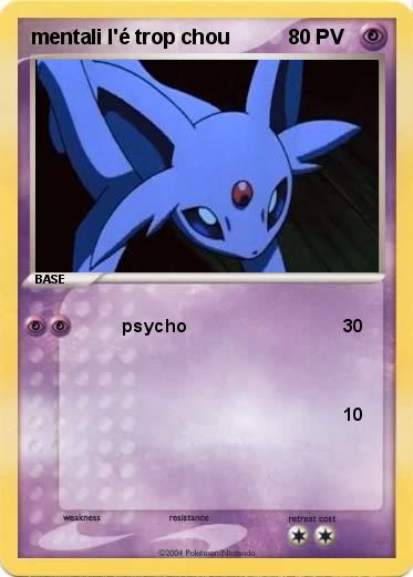 Pokemon mentali l'é trop chou