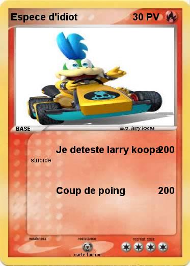 Pokemon Espece d'idiot