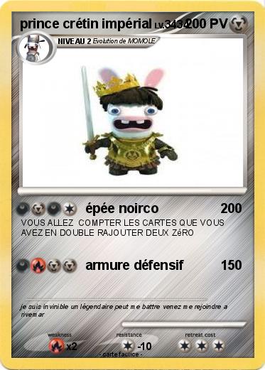 Pokemon prince crétin impérial