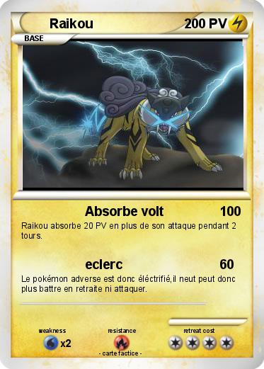 Pokemon Raikou