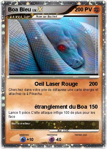Pokemon Boa Bleu