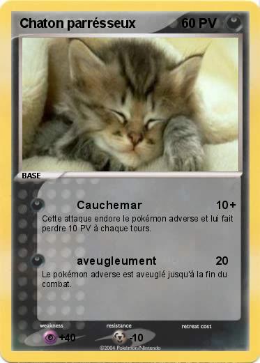 Pokemon Chaton parrésseux