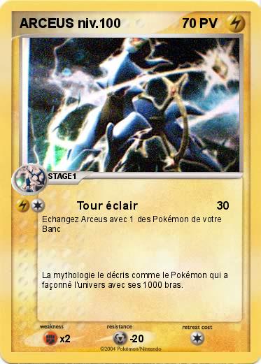Pokemon ARCEUS niv.100