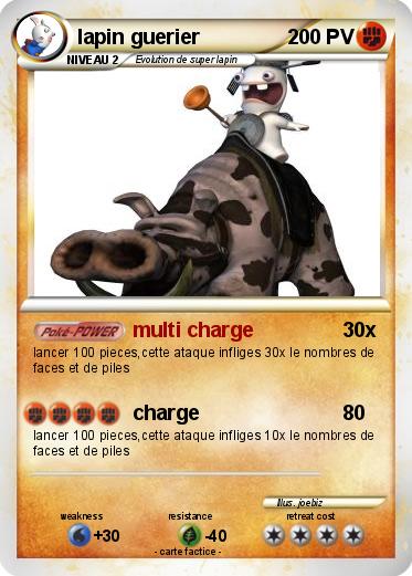 Pokemon lapin guerier