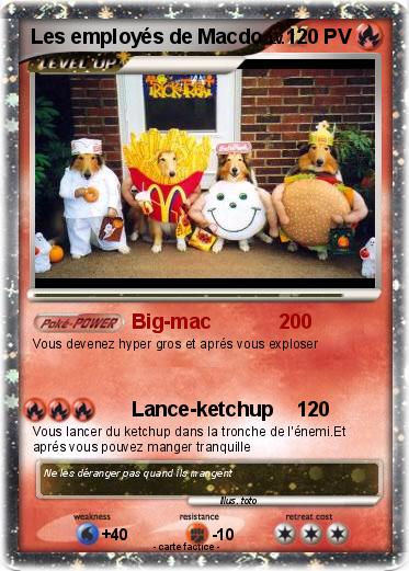 Pokemon Les employés de Macdo