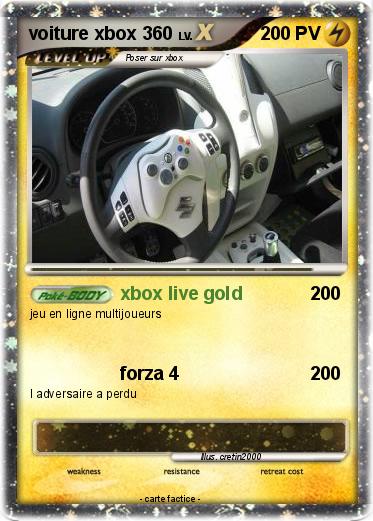 Pokemon voiture xbox 360