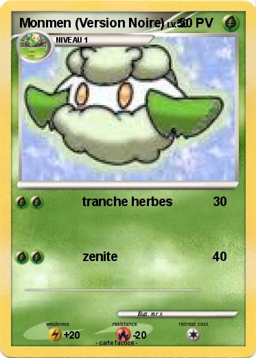 Pokemon Monmen (Version Noire)
