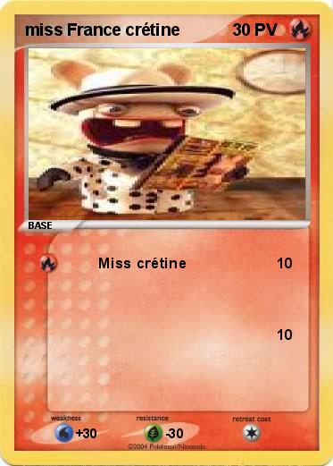 Pokemon miss France crétine