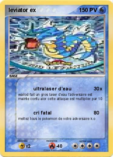 Pokemon leviator ex