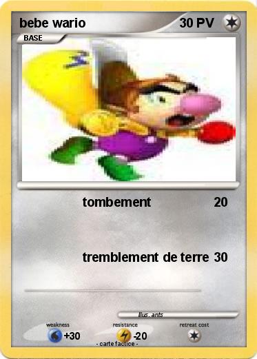 Pokemon bebe wario