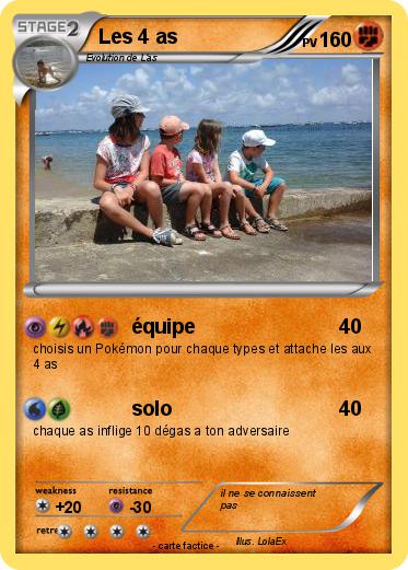 Pokemon Les 4 as
