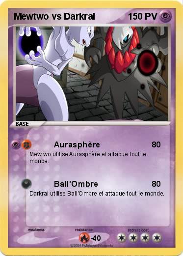 Pokemon Mewtwo vs Darkrai