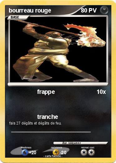 Pokemon bourreau rouge