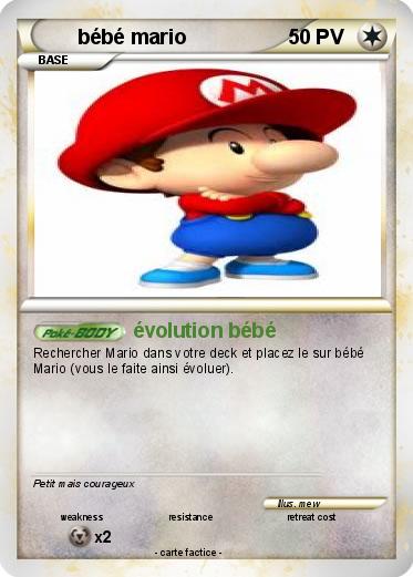 Pokemon bébé mario