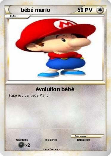 Pokemon bébé mario