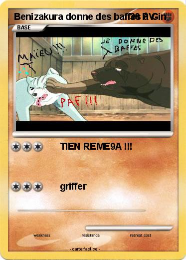 Pokemon Benizakura donne des baffes à Gin
